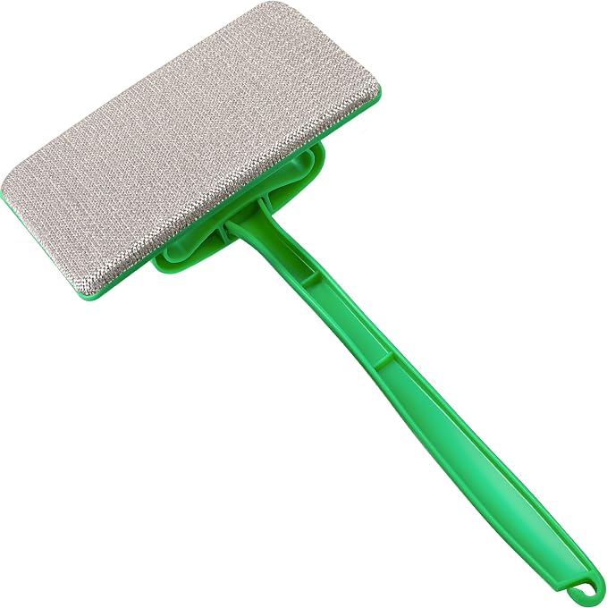 MyLifeUNIT Mesh Screen Cleaner, Detachable Window Screen Cleaning Brush | 7.87-Inch Wide Brush Heads, Windows Screen Cleaner Washing Tool with Wet and Dry Dual-Use for Inside Outside Window Screens