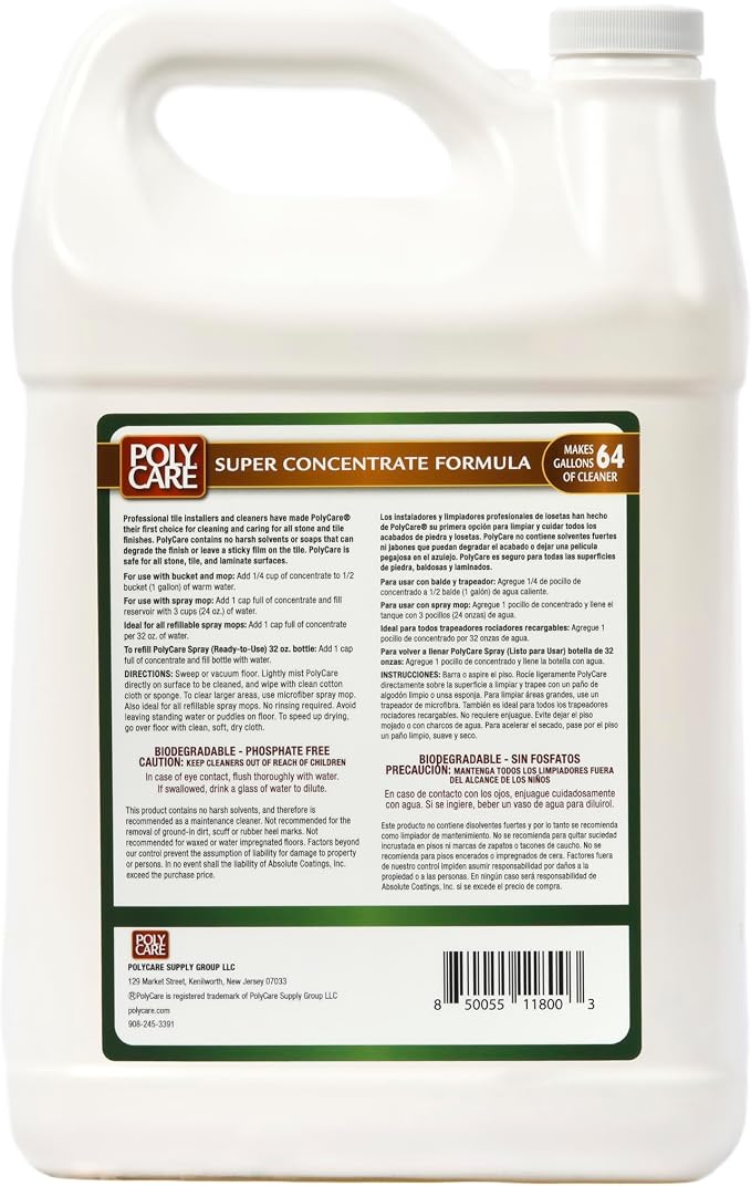 70001 Floor Cleaner Concentrate, 1 Gallon (1, Tile Stone)