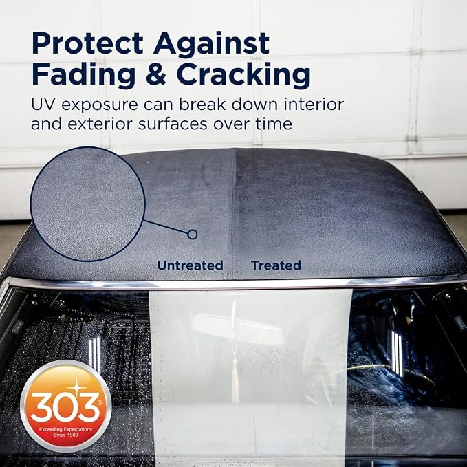 303 Automotive Protectant for Vinyl, Plastic & Rubber, 16 oz | Protects interior and exterior automotive surfaces from UV damage while restoring appearance.
