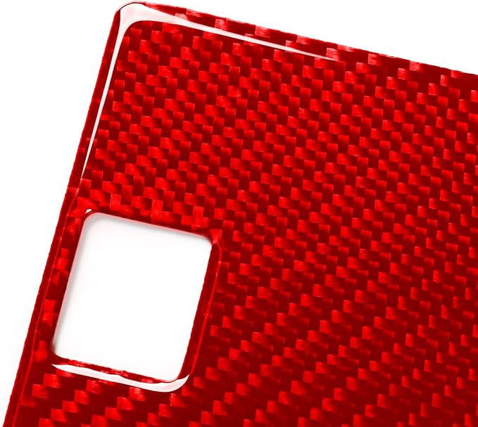 Real Carbon Fiber Trim for Toyota Camry Accessories | for 2012 2013 2014 Co-Pilot Storage Box Panel Interior Thick Overlay Decal