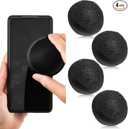Suclain 4 Pack Touch Screen Cleaner Balls Phone Cleaning Ball Microfiber Touch Car Screen Glass Cleaner for Easter Computer Laptop Phone Monitor