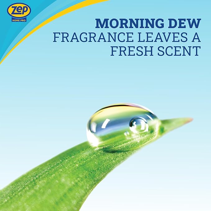 Zep Home Pro 2-in-1 Foaming Soap Scum Eliminator and Preventer, Morning Dew Scent, R54006-32 Fl Oz -Bleach-Free Formula