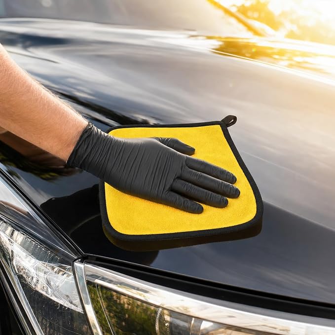 9 PCS Windshield Cleaning Kit,Car Cleaning Kit Interior Cleaner Extendable Car Window Cleaner with Mirror Squeegee,Microfiber Pads,Spray Bottle & Storage Bag for Auto Interior Detailing