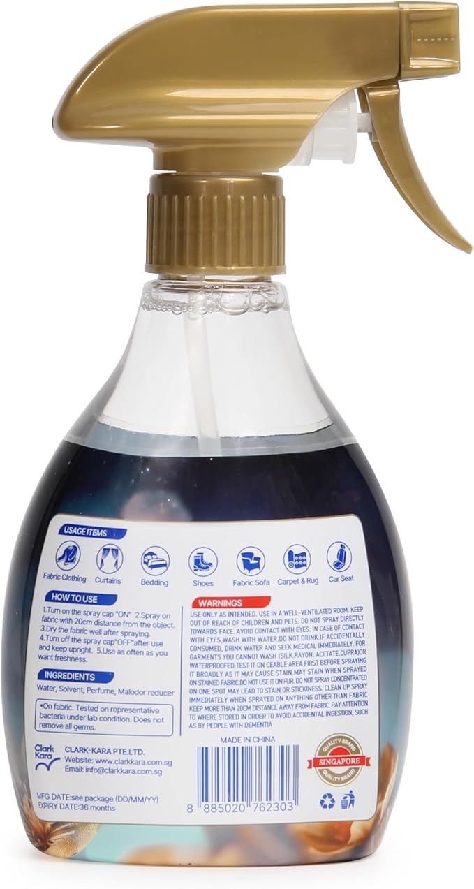 Fabric Refresher Spray - Enchanting Scenery - Wrinkle Release Spray & Fabric Softener Alternative - Odor Eliminator Deodorizer Spray for Clothes, Bedding and Home Use