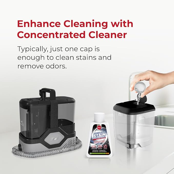 Rosewill Multi-Purpose Portable Carpet and Upholstery Cleaner, Powerful Suction 18 KPa Spot Cleaner, 600W Motor, Car and Auto Detailer, Stain/Spot Remover; Versatile Use: Carpet, Sofa, Pet Hair