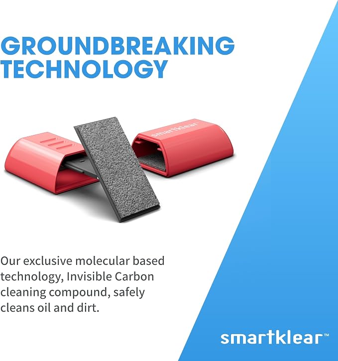 SmartKlear Smart Phone Screen Cleaner - Compatible with iPhones, Androids, and More - Cleaner with Carbon Microfiber Tech-Injected Pink-1 Count (Pack of 1)