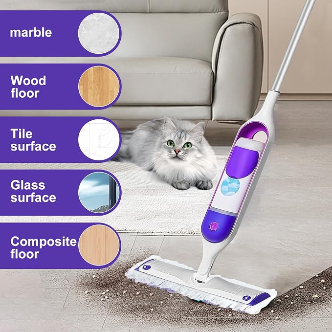 5X Cleaning Power Mop Pads Compatible with Swiffer PowerMop, Disposable Mopping Pad Refills for Cleaning, Multi-Surface Wood Floor Replacement Pads（32 Pack）