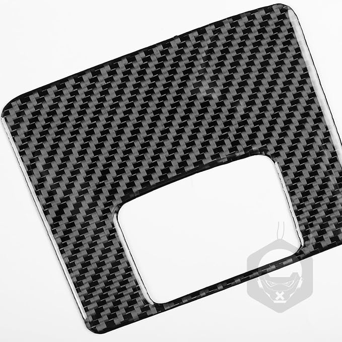Driver Storage Cover Trim for Toyota Corolla 2009-2013 Accessories Black | Soft Carbon Fiber | Upgrades for Car | Only for Left-Hand Drive | Anti-Scratch | Sporty Style