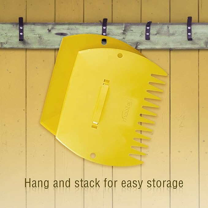 Mobitel Leaf Scoops Hand Rakes -Large Leaf Grabber for Picking Up Yard Leaves, Lawn Garbage and Grass Clippings