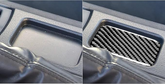 Real Carbon Fiber Trim for Subaru Accessories | for Scion FR-S 2013-2016 / Toyota 86 2016-2020 Center Control Gear Shift Box Cover Interior Thick Overlay Decal