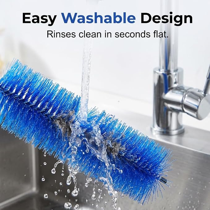 Fan Cleaning Brush, 2026 New Bendable Microfiber Head Dusting Brushes, Reusable Fan Cleaner Brush Dust Remover for Electric Fans, Air Conditioning, Car Vents and Blind
