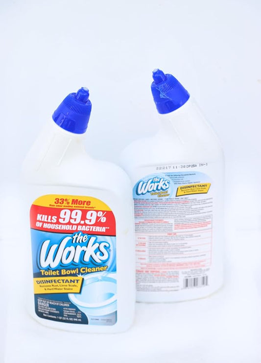 Home Care 655257427560 2-Pack Lab The Works Toilet Bowl Cleaner, Natural Organic, 32-Ounce, Pack of 2