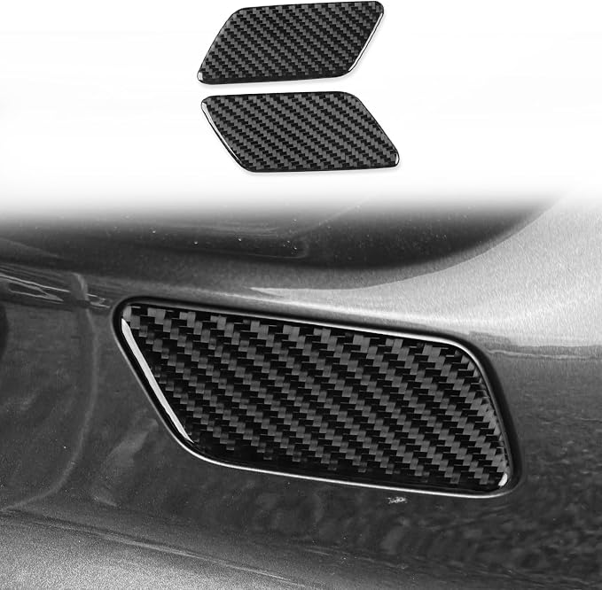 Fit for Audi A3 8Y S3 2021-2025 Carbon Fiber Headlight Side Stickers | Trim Headlight Side Lower | Accessories | Self-adhesive | Thick Overlay