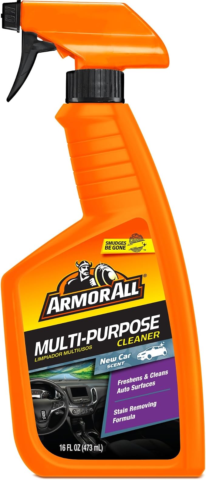 Armor All Multi Purpose Cleaner, Car Cleaner Spray for All Auto Surfaces, 16 Fl Oz