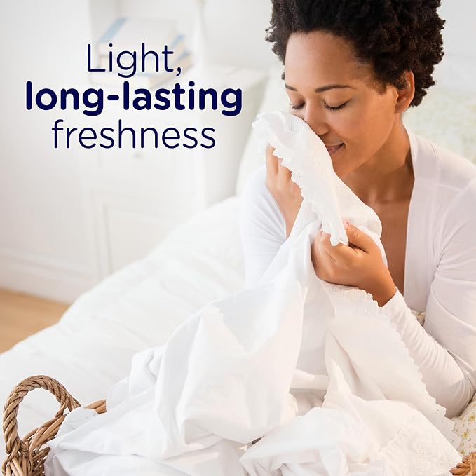 Downy Light Laundry_Scent Booster Beads, Ocean Mist Scent, 30.1 OZ, In-wash fabric beads designed to be gentle with a light boost of scent, No Heavy Perfumes (Pack of 4)