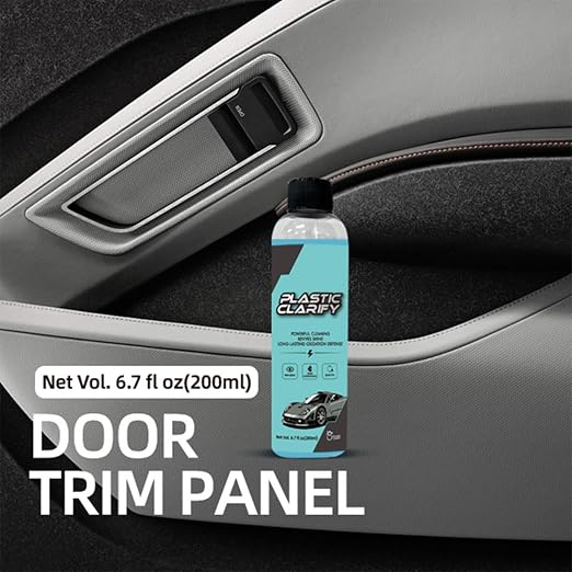 Trim Restorer - Car Shine Spray, plastlc Reviver | Dashboard Polish, surfaca Protector for Tires, Bumper, Interior Door Panel, Truck Handle, SUV Trim, Motorcycle Cleaning Maintenance Coating