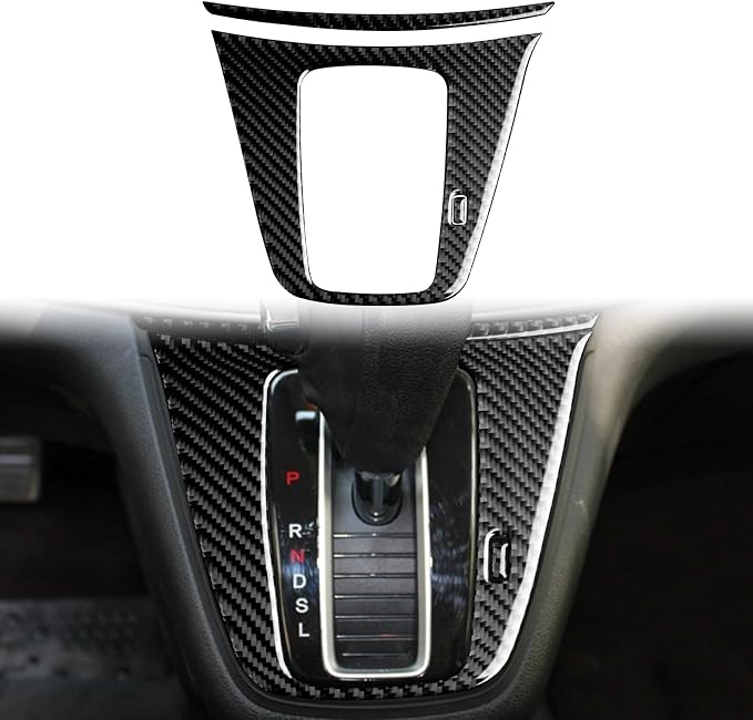 Real Carbon Fiber Trim for Honda CRV Accessories | for CR-V 2012 2013 2014 2015 2016 Center Control Gear Shift Panel Cover Sticker Interior Thick Overlay Decal