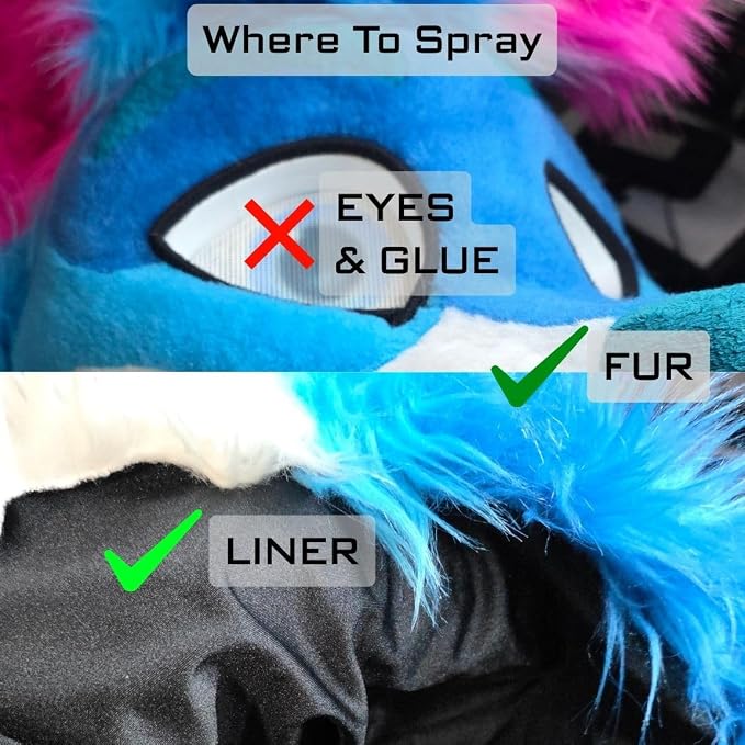 Fursuit Spray - Fur & Costume Spray - Orangesicle - IPA-Free Fabric Freshener for Fursuits & Cosplay | Long-Lasting Scent | 80 mL Aluminum Bottle