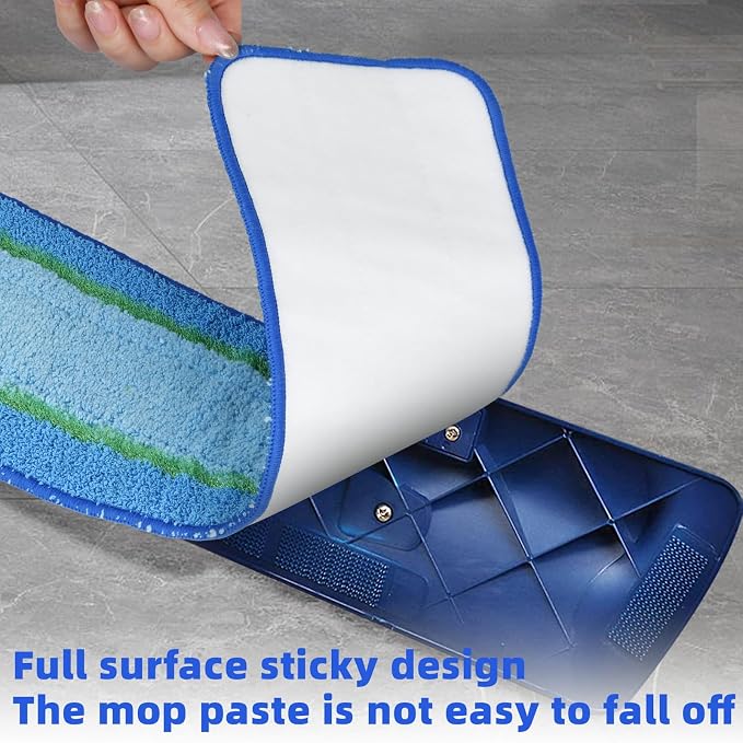 3 Pack Deep Clean Pads for Bona Family of Mops | Washable & Reusable Microfiber Cleaning Pad for Hardwood and Multi-Surface
