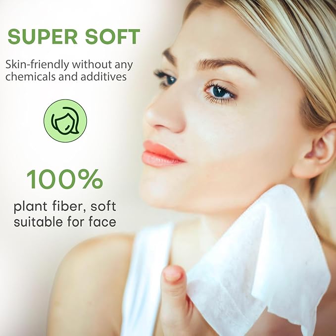 Compressed Towel Tablets 100 Count, Disposable Face Towels for Travel, Thick Soft Washcloths, Compact Coin Tissues for Skin Care, Gym, Camping, Home, 9 x 7.8 in