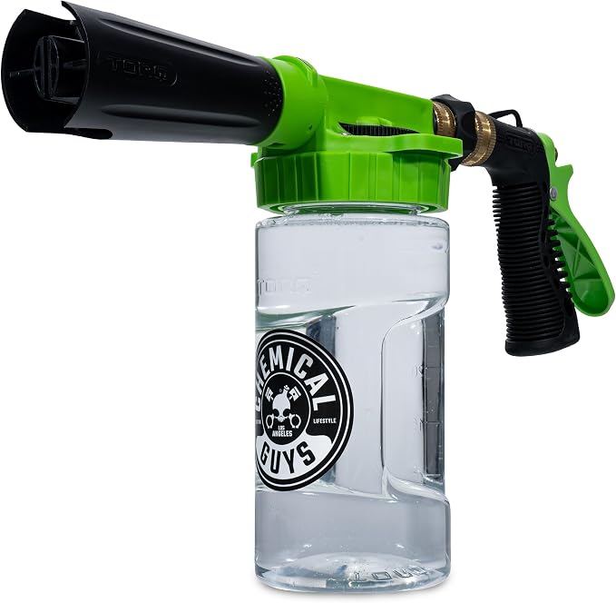 Chemical Guys, TORQ Foam Blaster 6 Cannon, Garden Hose Attachment for Cars | Sprays thick clinging suds straight off your garden hose, no pressure washer, with an adjustable foam ratio dial