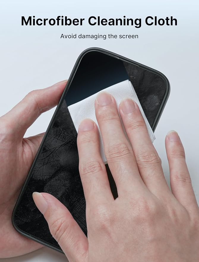 JSAUX Microfiber Cleaning Cloth 100 Pack, Lens Wipes for Eyeglasses Screen | Disposable microfiber lens cloth safe for glasses, camera, iPad, iPhone, Steam Deck, LCD TV, Switch 2, phone screens and more