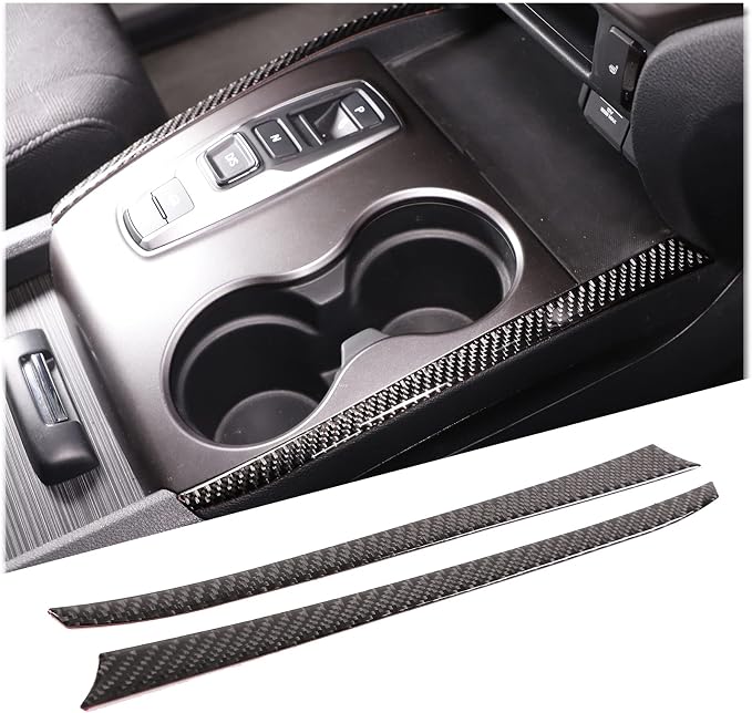 Gear Shift Side Trim Strip for Honda Pilot 2016-2022/ Ridgeline 2017-2023/ Passport 2019-2023, Center Console Trim Sticker Decal Protector, Dash Panel Side Trim Frame (Gear Shift Panel Side Trim)