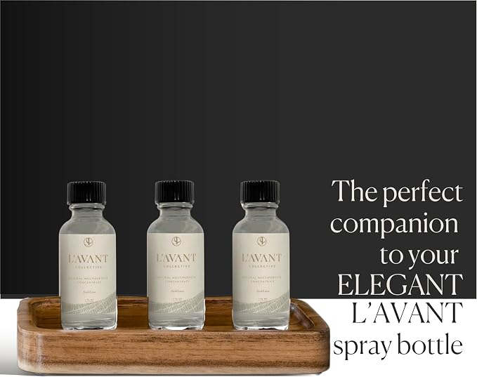 L'AVANT Collective Luxury Multipurpose Surface Cleaner Concentrate | All Purpose Cleaning Spray Refill, Plant-Based & Non-Toxic | Makes 48 Fl Oz, EPA Safer Choice | 3 Fl Oz | Fresh Linen