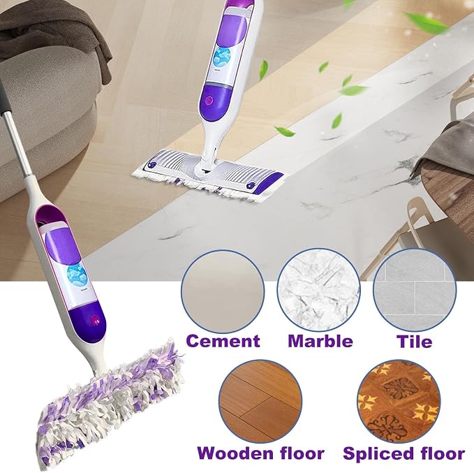 30 Count Mop Pad Refills, Compatible with Swiffer PowerMop Multi-Surface Mop, Absorbent Cleaning Pads for Hardwood, Tile & Laminate Floors