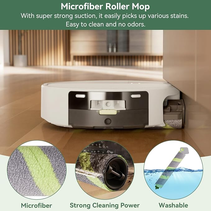 21 Pcs Replacement Parts for iRobot Roomba 705X/Max 705/Max 706 Combo Robot | include 2 Main Brushes, 6 Dust Bags, 4 Filters, 2 Roller Mops, 6 Side Brushes, 1 Cleaning Tool, Vacuum Accessories Kit