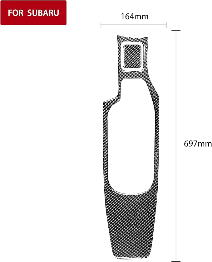 Real Carbon Fiber Trim for Subaru Accessories | for Scion FR-S/Toyota 86 2016 2017 2018 2019 2020 Center Control Armrest Kit Panel Interior Thick Overlay Decal - A