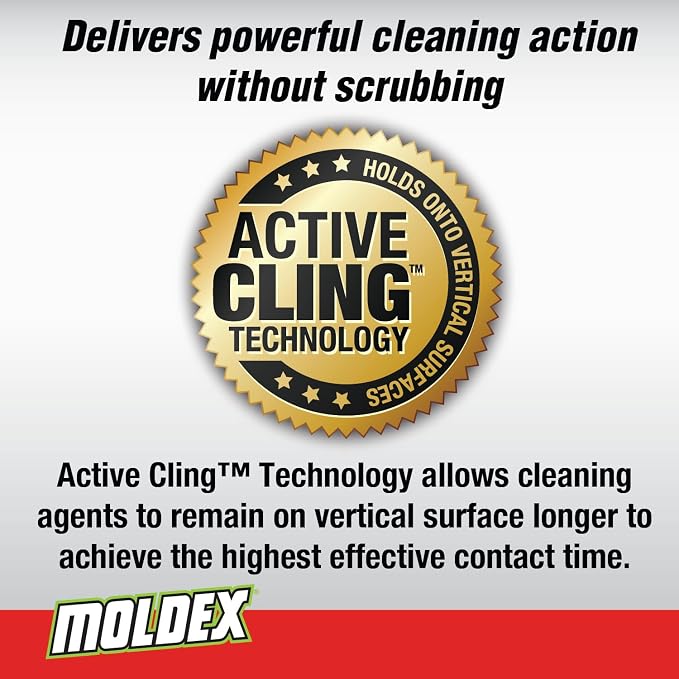 Moldex Concentrated Instant House Wash, 56 oz, Yellow | Removes stains caused by mold, mildew, algae, fungus and moss. No scrubbing. Cleans up to 4,000 sq ft