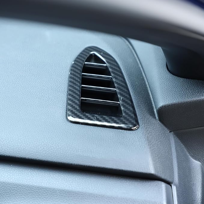 Dashboard Air Vent Frame Trim Compatible with Subaru WRX/Crosstrek/Levorg 2022-2025 Dashboard Side Air Vent Outlet Cover Interior Trim Accessories(Carbon Fiber Pattern)