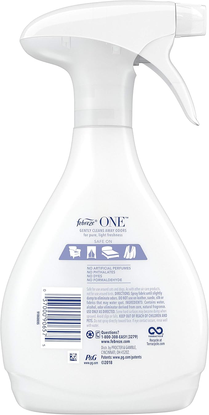 Febreze One Fabric Refresher, Peppermint & Rosemary, 16.9 Fluid Ounce