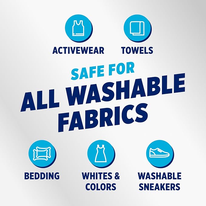 OxiClean Odor Blasters Fabric Rinse, Sparkling Fresh Scent, 50 fl oz | 4-in-1 Clean Rinse Formula, Laundry Additive, Odor Eliminator, Removes Sweat and Musty Odors