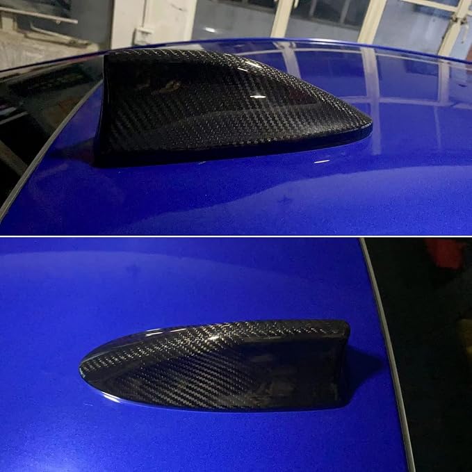 HIGH FLYING for Subaru WRX 2015-2021 Car Exterior Accessories Antenna Cover Decor Trim Real Carbon Fiber 1pc (Check Pic2 Before Order)