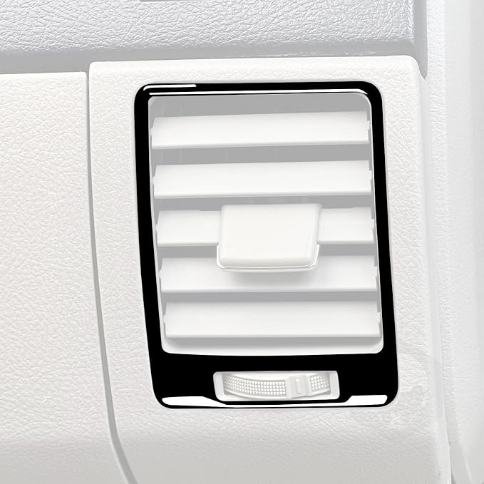 Glossy Bright Piano Black Car Dashboard Side Air Conditioner A/C Vent Outlet Panel Decoration Sticker Interior Trim Compatible with Toyota Corolla 2009 2010 2011 2012 2013 Auto Trim Accessories