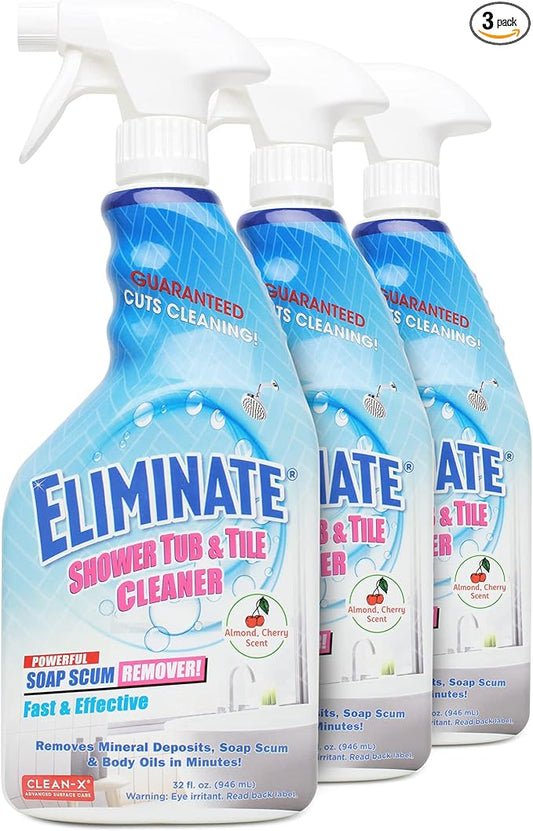 Clean-X Eliminate Shower Tub & Tile Cleaner- 32 fl oz. - Shower Cleaner by UNELKO Invisible Shield (3)