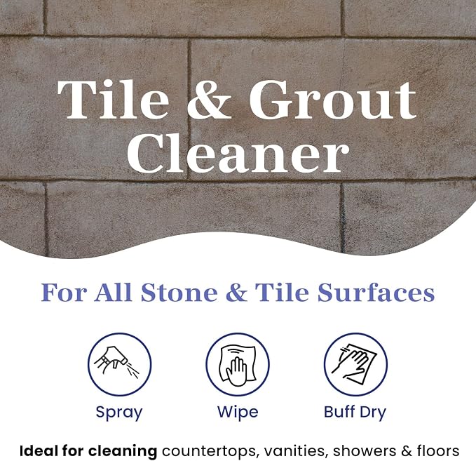 Marblelife Tile & Grout Cleaner - Tile and Grout Cleaner for Floors, Pools, Bathroom Shower, Bath & Other Surfaces, Safe & Effective, 32oz Spray