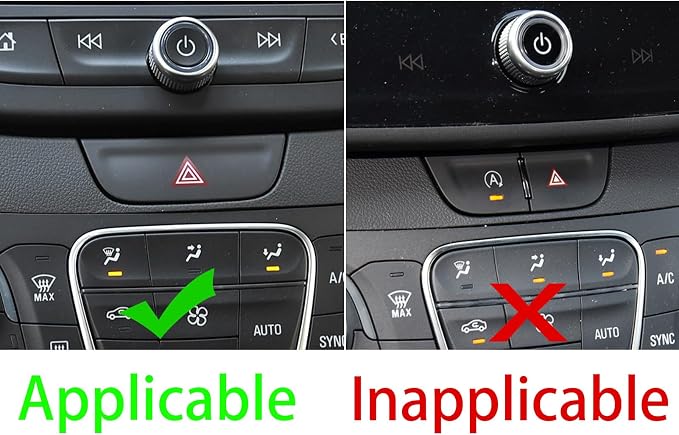 Real Carbon Fiber Trim for Chevy Malibu 9th Gen Accessories | for 2016-2024 Hazard Light Panel Cover Sticker Interior Thick Overlay Decal