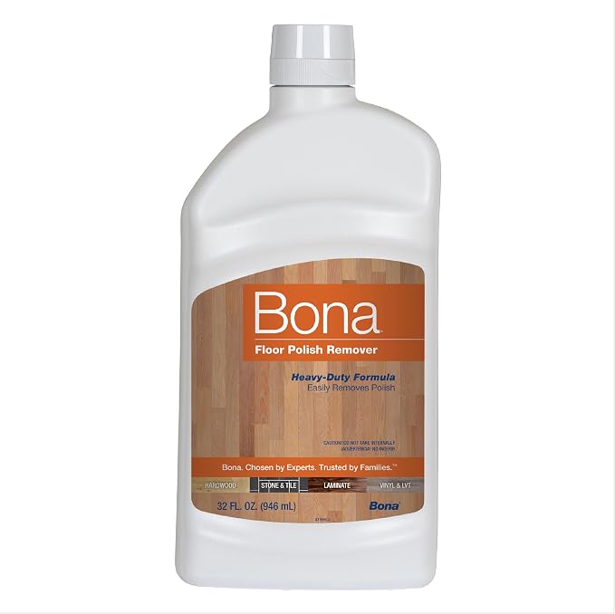 Bona Floor Polish Remover - Covers 200sqft - 32 Fl Oz
