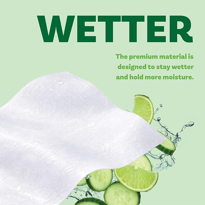 Extra Large Body Wipes for Adults Bathing No Rinse - 40 Ultra Thick Disposable Shower Wipes for Men, Women & Elderly - Great for Gym, Camping, Post Surgery - Cucumber Lime