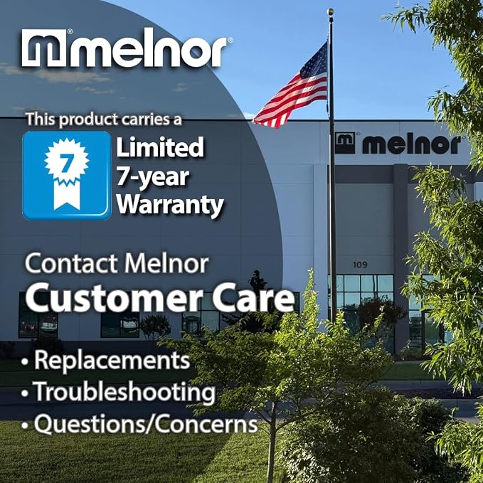 Melnor 65180AMZ 3 Piece Quick Connect Starter Set Connector Bundle, Product Adapter, Product End Connector, Black, Grey