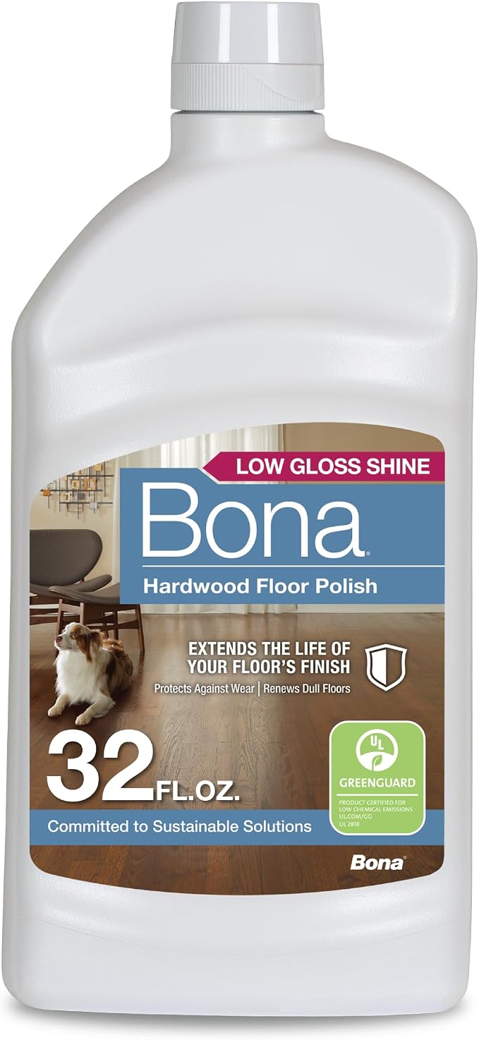 Bona Hardwood Floor Polish - 32 fl oz - Low Gloss Shine