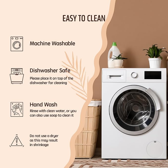 Swedish Dishcloths for Kitchen, 5 Pack Reusable Paper Towels Washable, Super Absorbent Kitchen Towels, No Odor Dish Rags, Biodegradable, Quick Drying, Dishwasher Safe