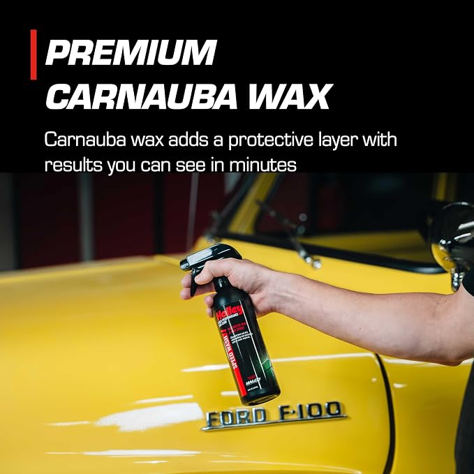 Holley Speed Wash - Waterless Wash & Wax Spray - High-Performance Car Care, Exterior Cleaning Solution with Carnauba Wax - Works on All Surfaces, for All Car Types - 16 oz. (2 Pack)