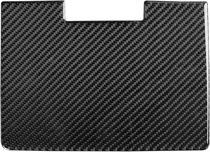 Fit for Cadillac Escalade ESV 2007-2014 / EXT Hybrid 2009-2013 | Real Carbon Fiber | Accessories | Trim Rear Cup Holder Panel | Stickers | Thick Overlay | Anti-scratch