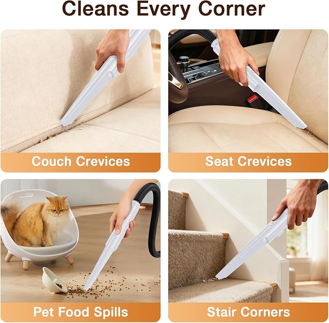 Carpet Cleaner Machine,Deep Cleaner Machine for Rug Cleaner & Couch Cleaner | Carpet Shampooer Machine for Rug,Upholstery,Stair,Car Seat&Couche, 18Kpa Suction Spot Cleaner Remover Tackles Old Set-in dirt