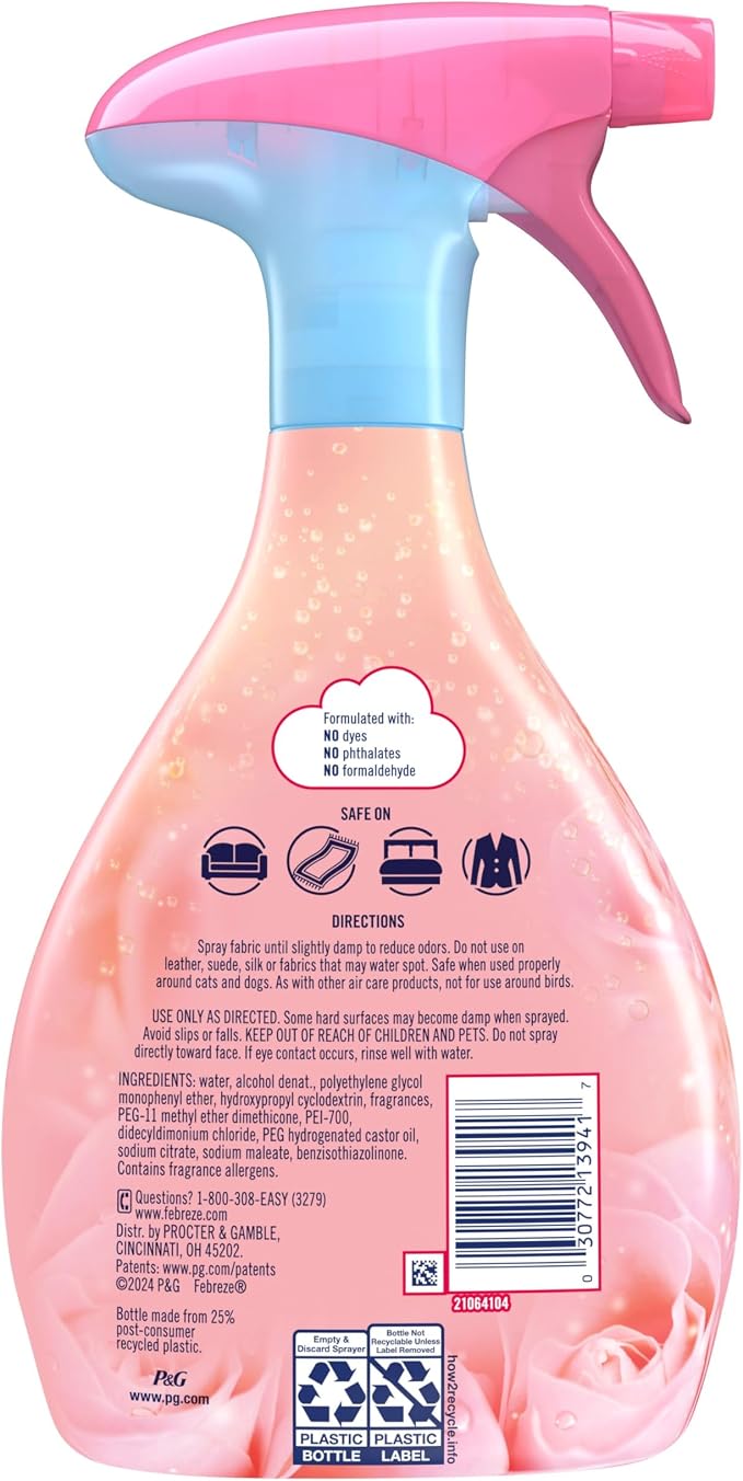 Febreze Odor-Fighting Fabric Refresher, Romance & Desire, 23.6oz