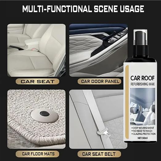 Trim Restorer for Vehicles Automotive Maintenance Renovation Polishing | Auto Trim Restorer Refurbish Mist for Taxi, Truck, Motorhome, Minivan, Dashboard, Center Console, Door Handles, Roof